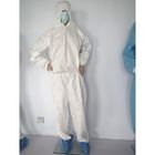 O PPE branco amarelo unisex do hospital de isolamento veste descartável fornecedor