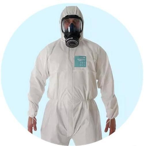 Tipo branco médico descartável 5 corpo completo do vestuário de proteção do terno da combinação fornecedor