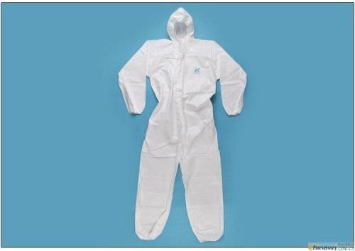 proteção branca completa da doença infecciosa de terno protetor do produto químico perigoso médico fornecedor