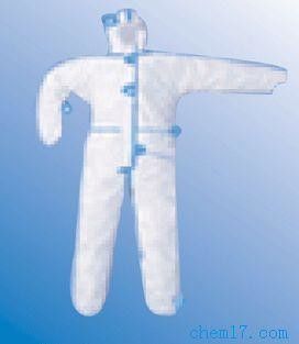 Terno ácido protetor de Chem do Biohazard médico do vestuário de proteção bio com capa fornecedor