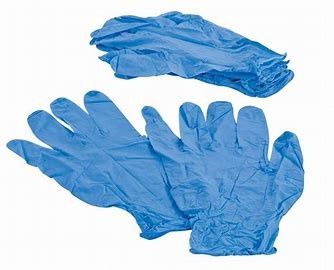 4 resistentes químicos das luvas de Mil Nitrile Blue Protective Disposable fornecedor