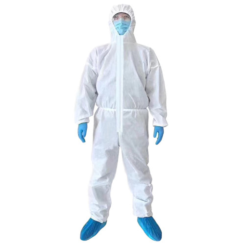 macacões resistentes aos ácidos descartáveis todos do PPE do terno de 3xl Xxxl 50gsm em um terno químico fornecedor