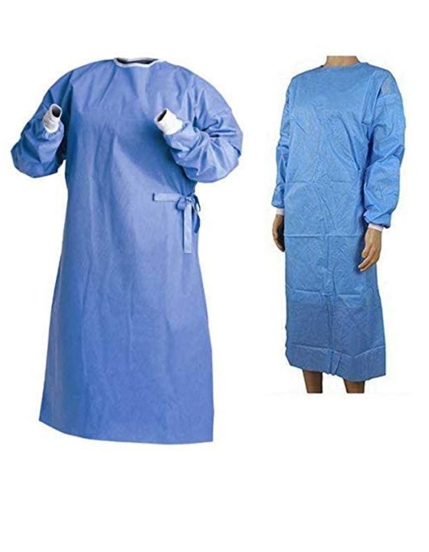 Cirúrgicos descartáveis da dobradura autoclávica não tecida esfregam vestidos perto de mim fornecedor