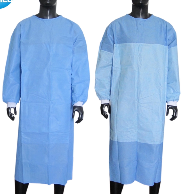 Proteção lavável não tecida impermeável do líquido do nível 3 do vestido plástico cirúrgico do isolamento fornecedor