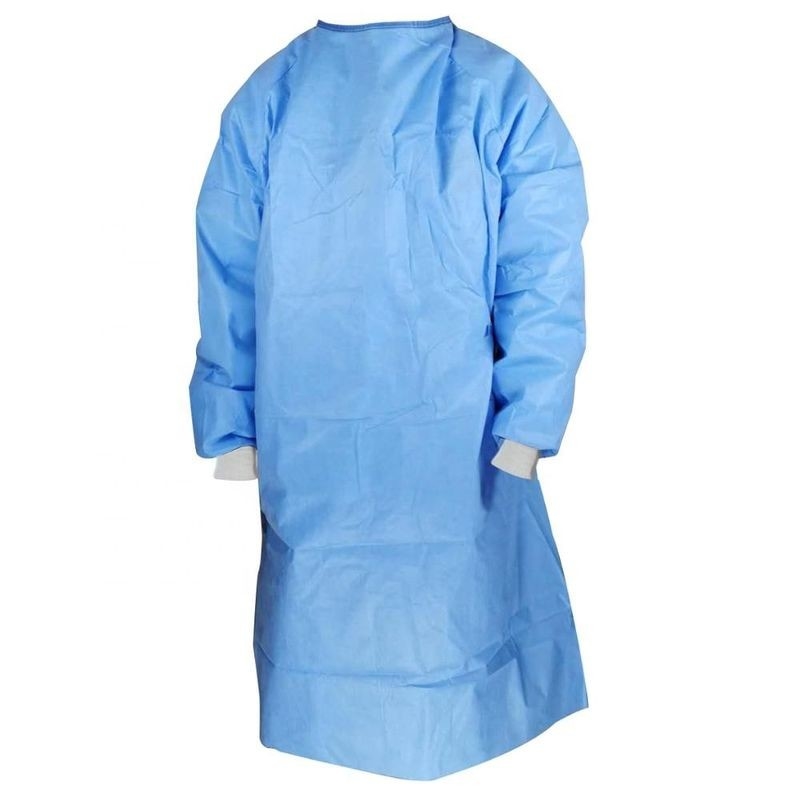 Vestido cirúrgico laminado veterinário não tecido do isolamento de pano verde descartável fornecedor