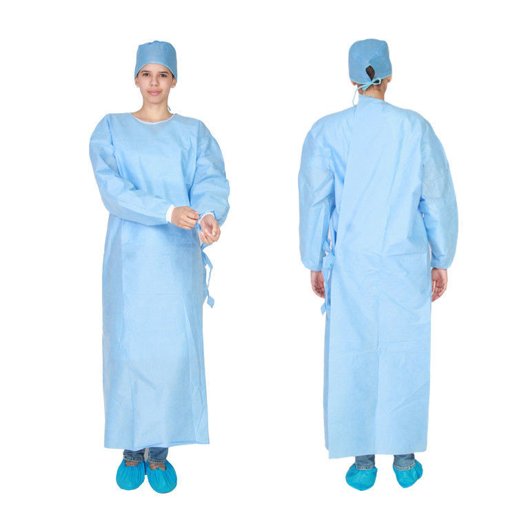 Vestido cirúrgico reforçado estéril do dente do PPE do hospital fornecedor