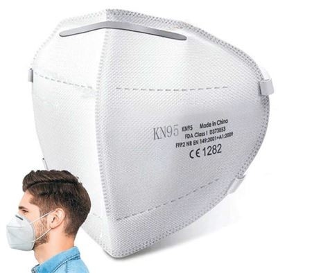 Tampa não tecida descartável médica da boca da máscara protetora de Kn95 Earloop fornecedor