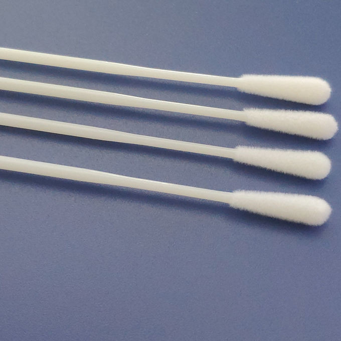 Cotonete de nylon de preparação de amostras descartável reunido garganta do cotonete da coleção de espécime com congregação da ponta estéril fornecedor